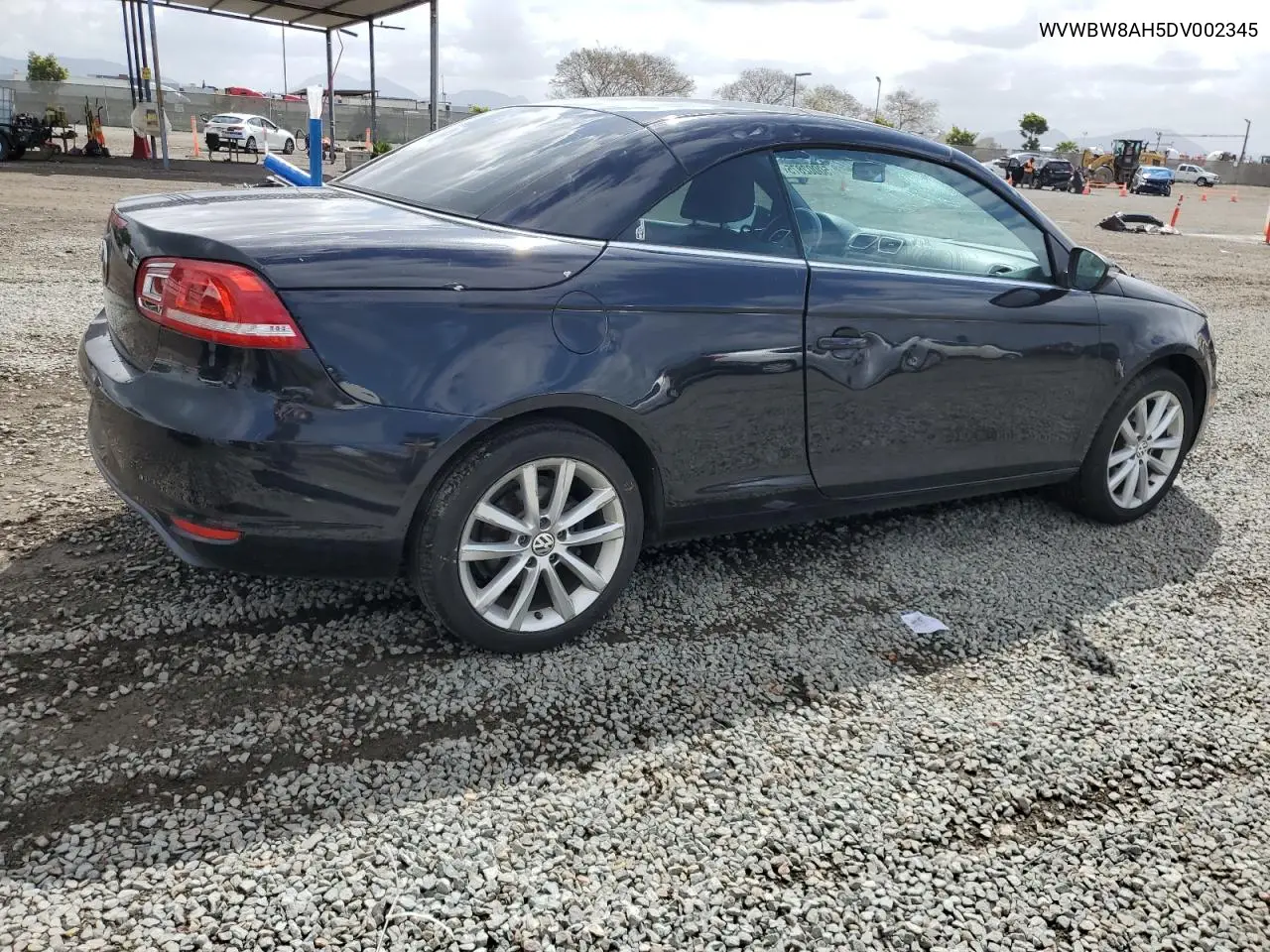 2013 Volkswagen Eos Komfort VIN: WVWBW8AH5DV002345 Lot: 50002875