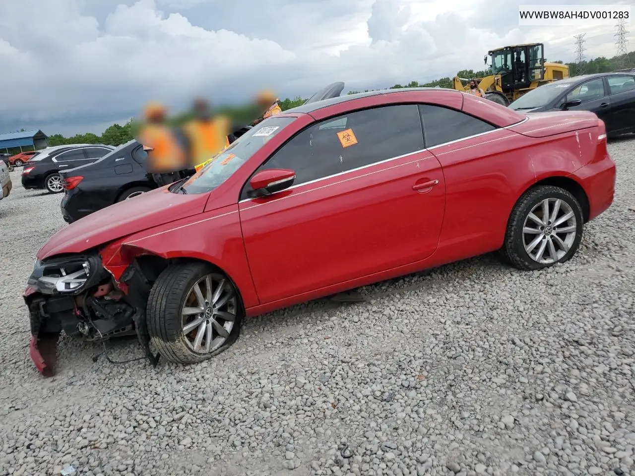 2013 Volkswagen Eos Komfort VIN: WVWBW8AH4DV001283 Lot: 54187765