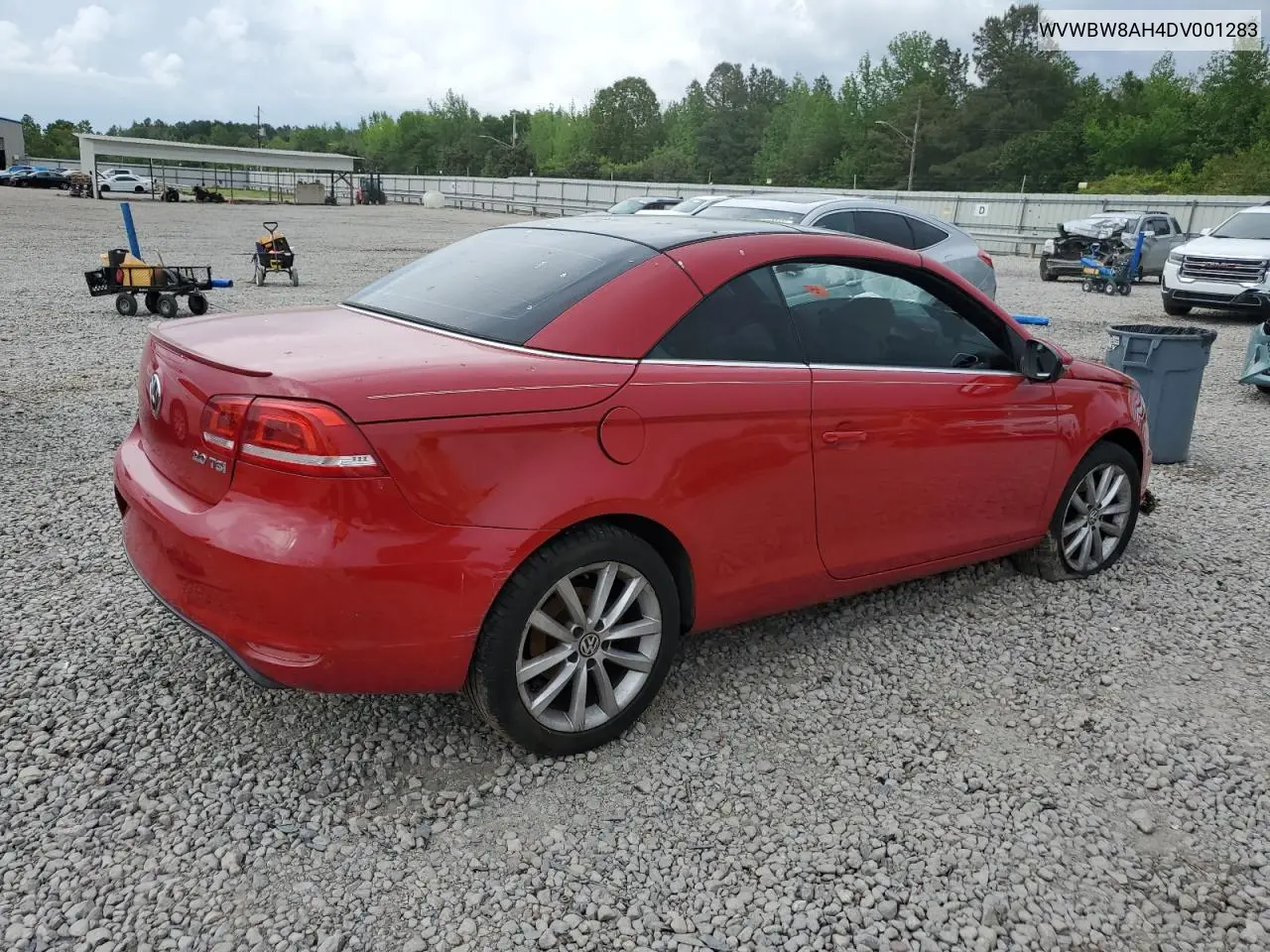 2013 Volkswagen Eos Komfort VIN: WVWBW8AH4DV001283 Lot: 54187765