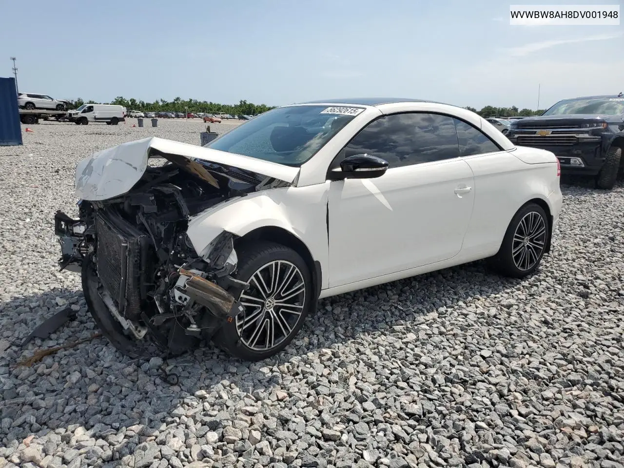 2013 Volkswagen Eos Komfort VIN: WVWBW8AH8DV001948 Lot: 56292615