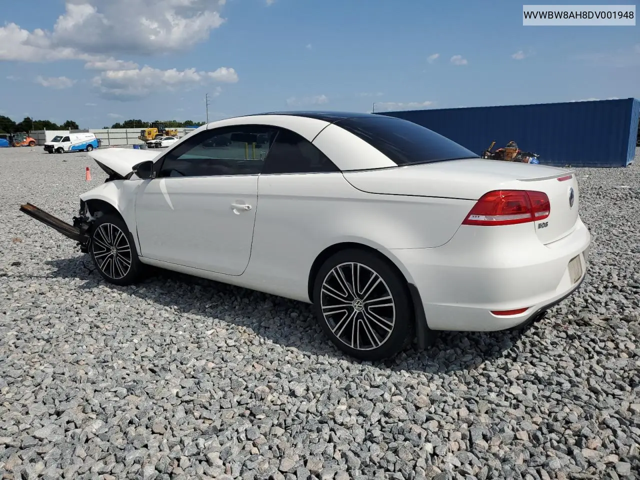2013 Volkswagen Eos Komfort VIN: WVWBW8AH8DV001948 Lot: 56292615