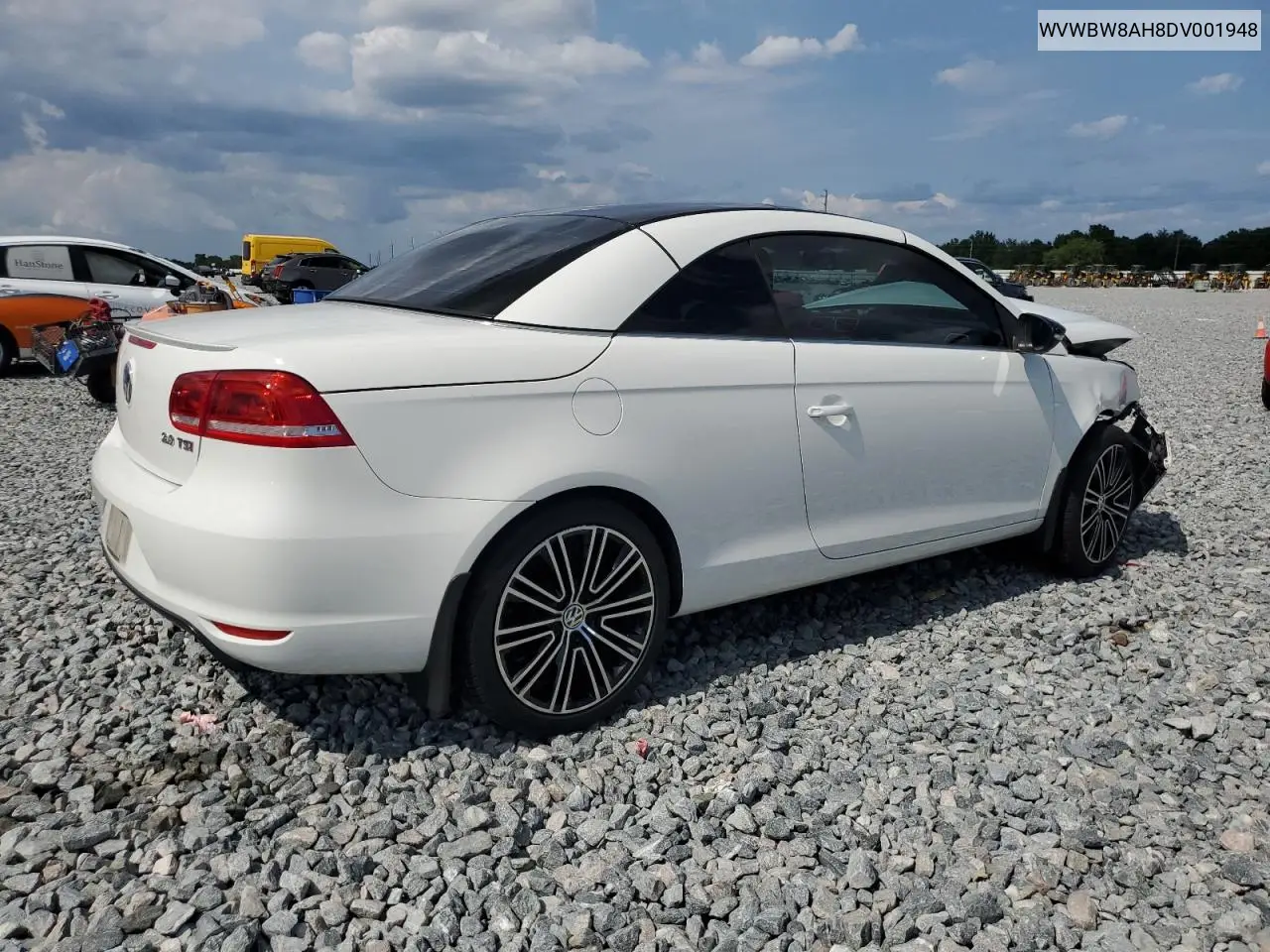 2013 Volkswagen Eos Komfort VIN: WVWBW8AH8DV001948 Lot: 56292615