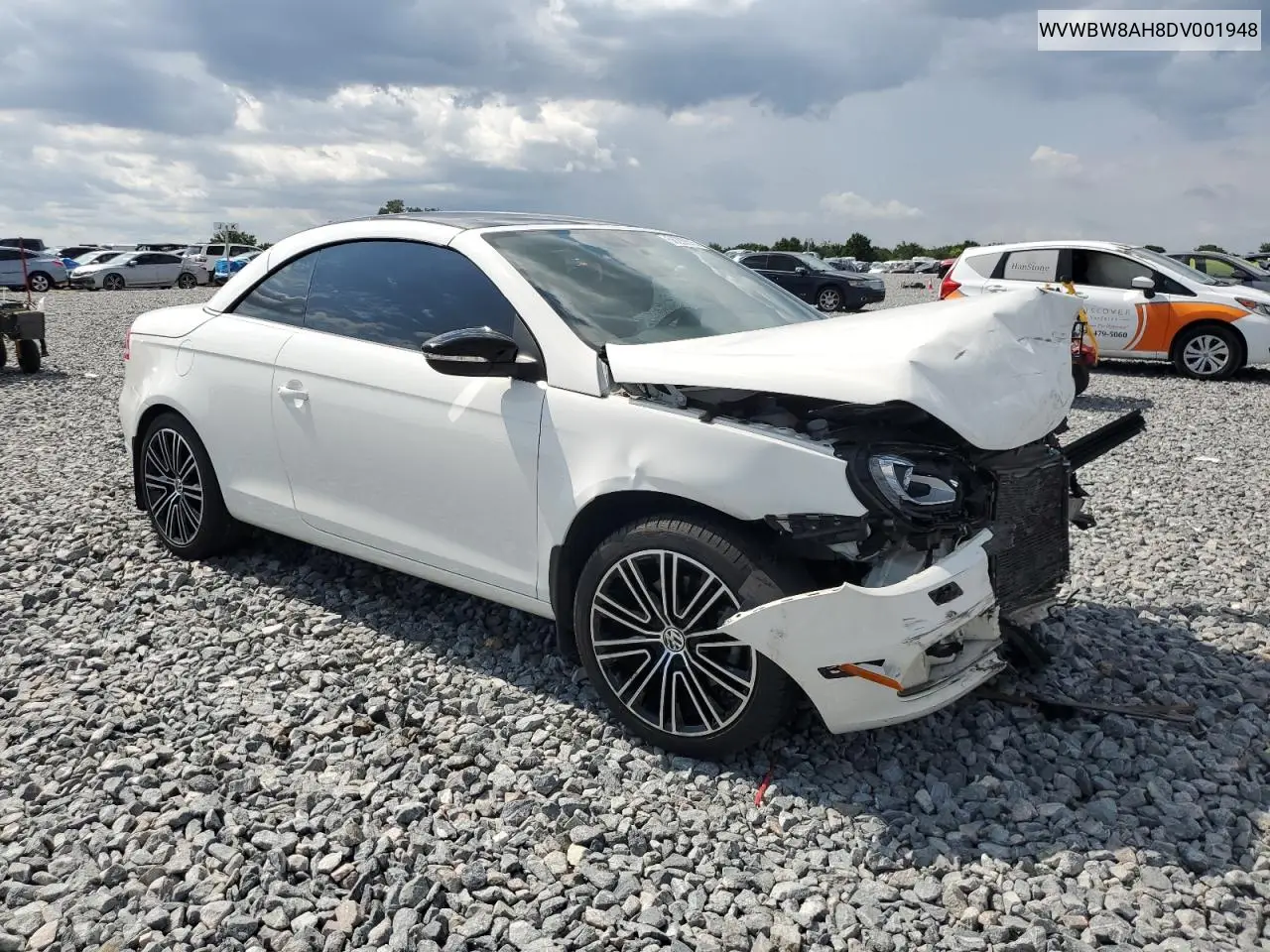 2013 Volkswagen Eos Komfort VIN: WVWBW8AH8DV001948 Lot: 56292615