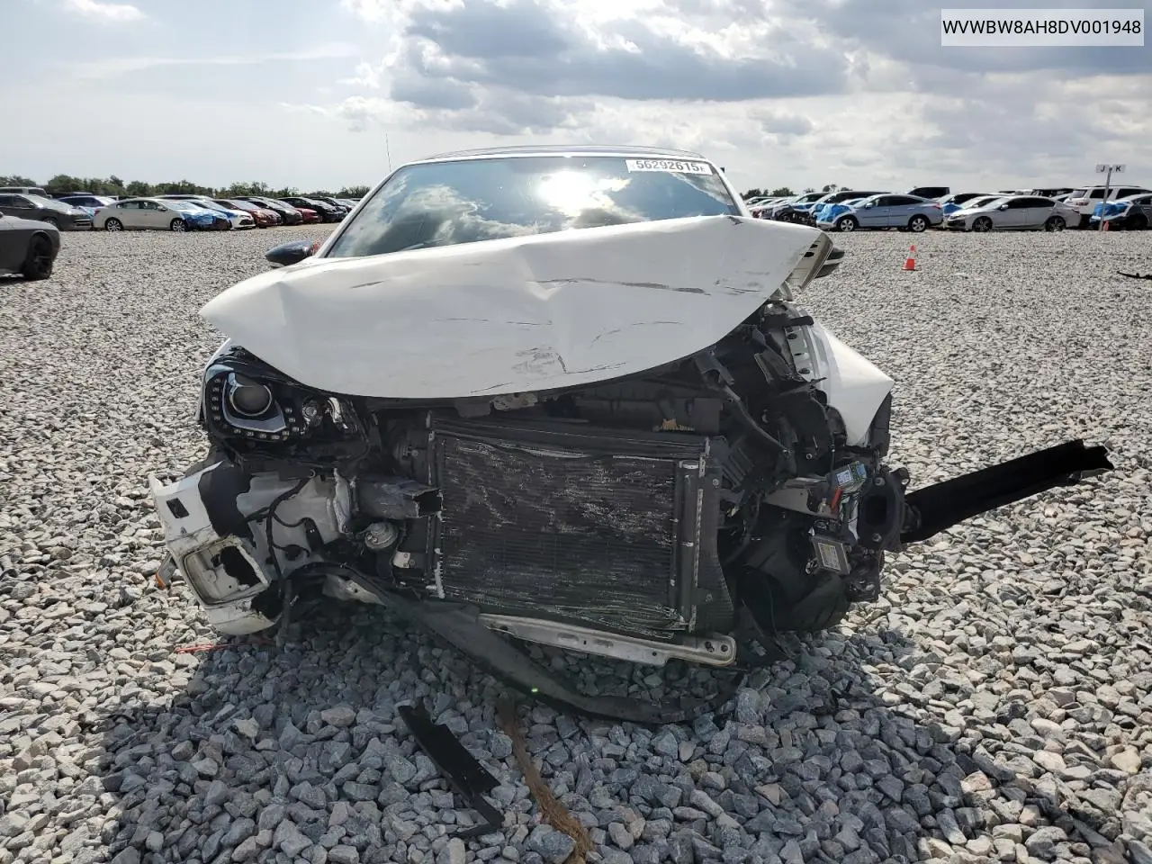 2013 Volkswagen Eos Komfort VIN: WVWBW8AH8DV001948 Lot: 56292615