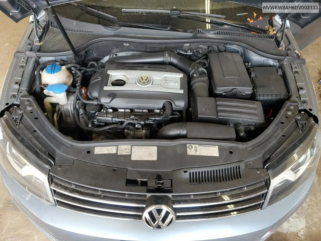 2013 Volkswagen Eos Komfort VIN: WVWBW8AH6DV003133 Lot: 61622445