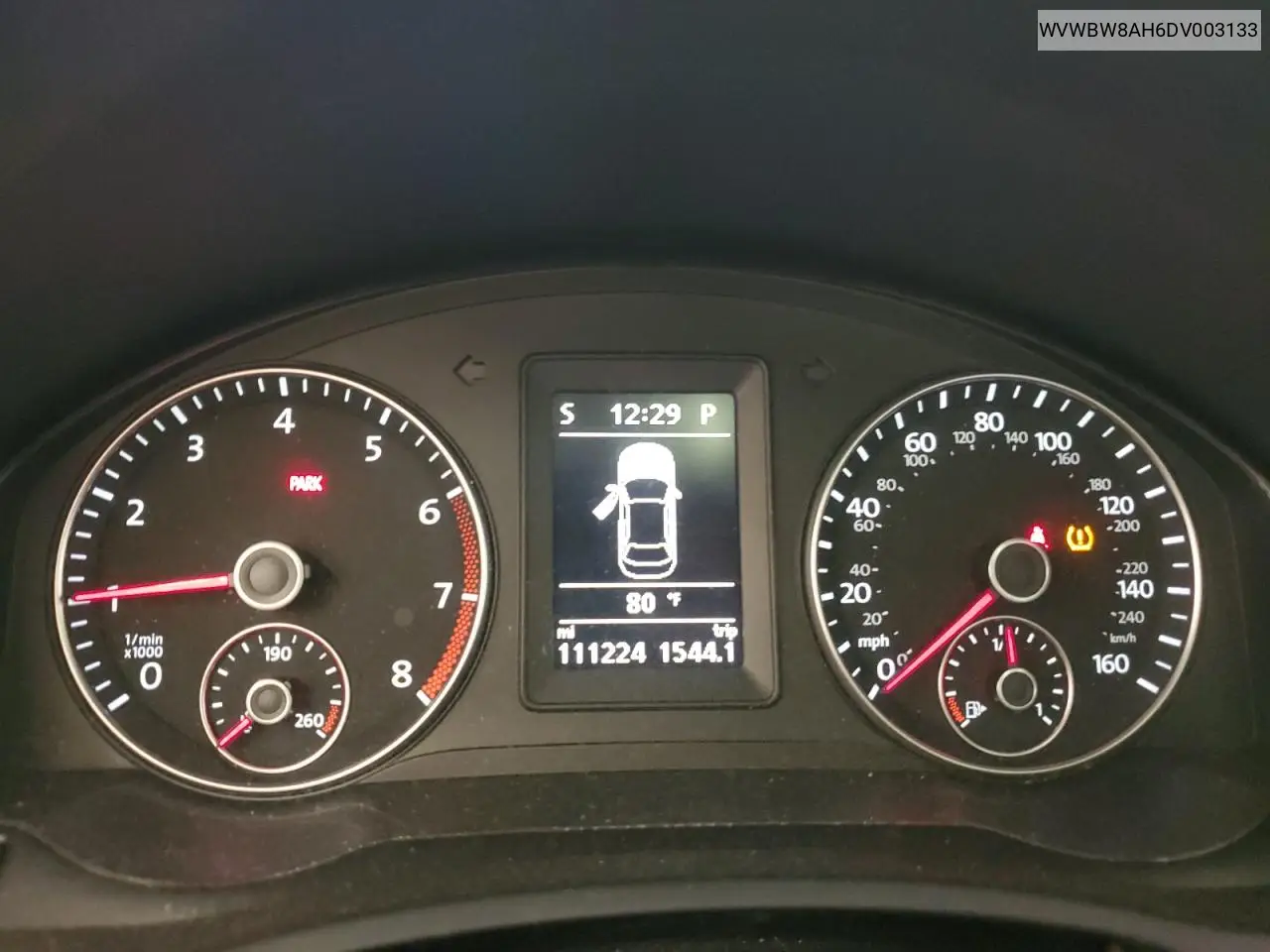 2013 Volkswagen Eos Komfort VIN: WVWBW8AH6DV003133 Lot: 61622445