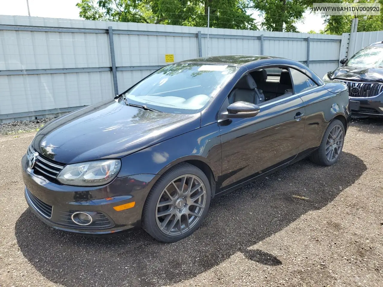 2013 Volkswagen Eos Lux VIN: WVWFW8AH1DV000920 Lot: 62513505