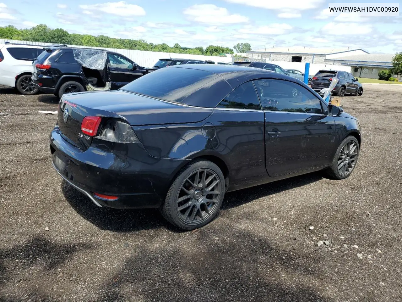 2013 Volkswagen Eos Lux VIN: WVWFW8AH1DV000920 Lot: 62513505