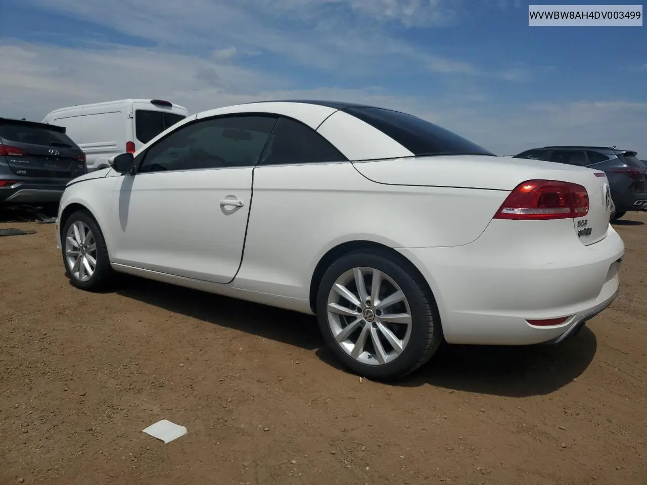 2013 Volkswagen Eos Komfort VIN: WVWBW8AH4DV003499 Lot: 65836005