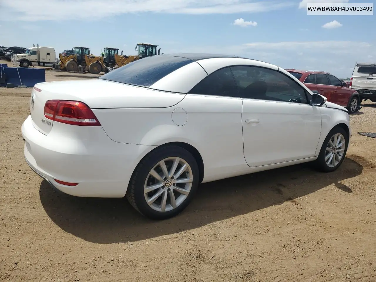 2013 Volkswagen Eos Komfort VIN: WVWBW8AH4DV003499 Lot: 65836005