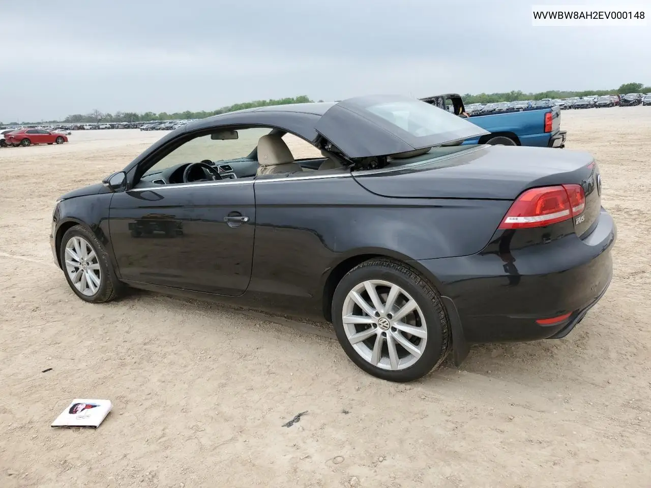 2014 Volkswagen Eos Komfort VIN: WVWBW8AH2EV000148 Lot: 51596505