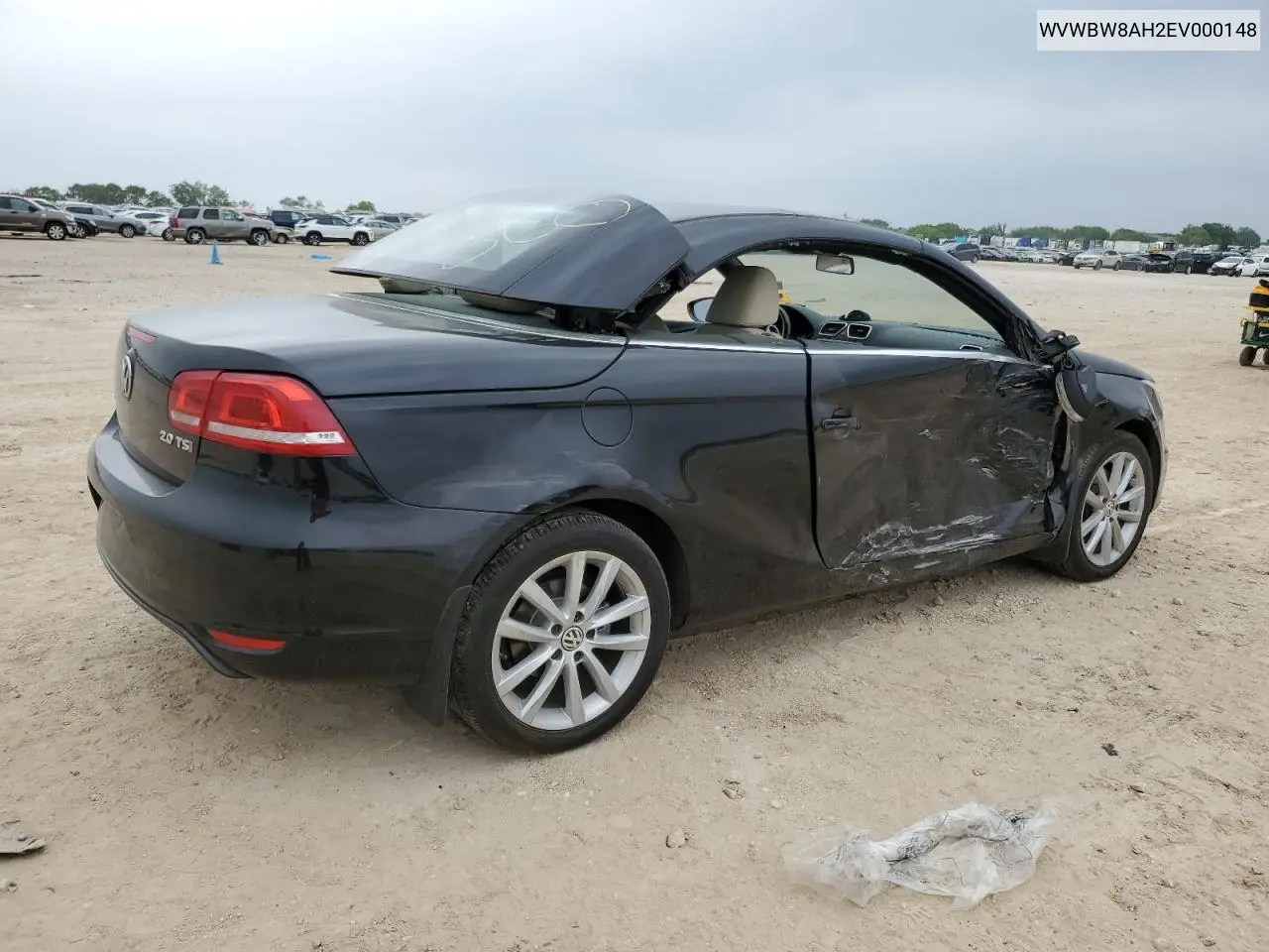 2014 Volkswagen Eos Komfort VIN: WVWBW8AH2EV000148 Lot: 51596505