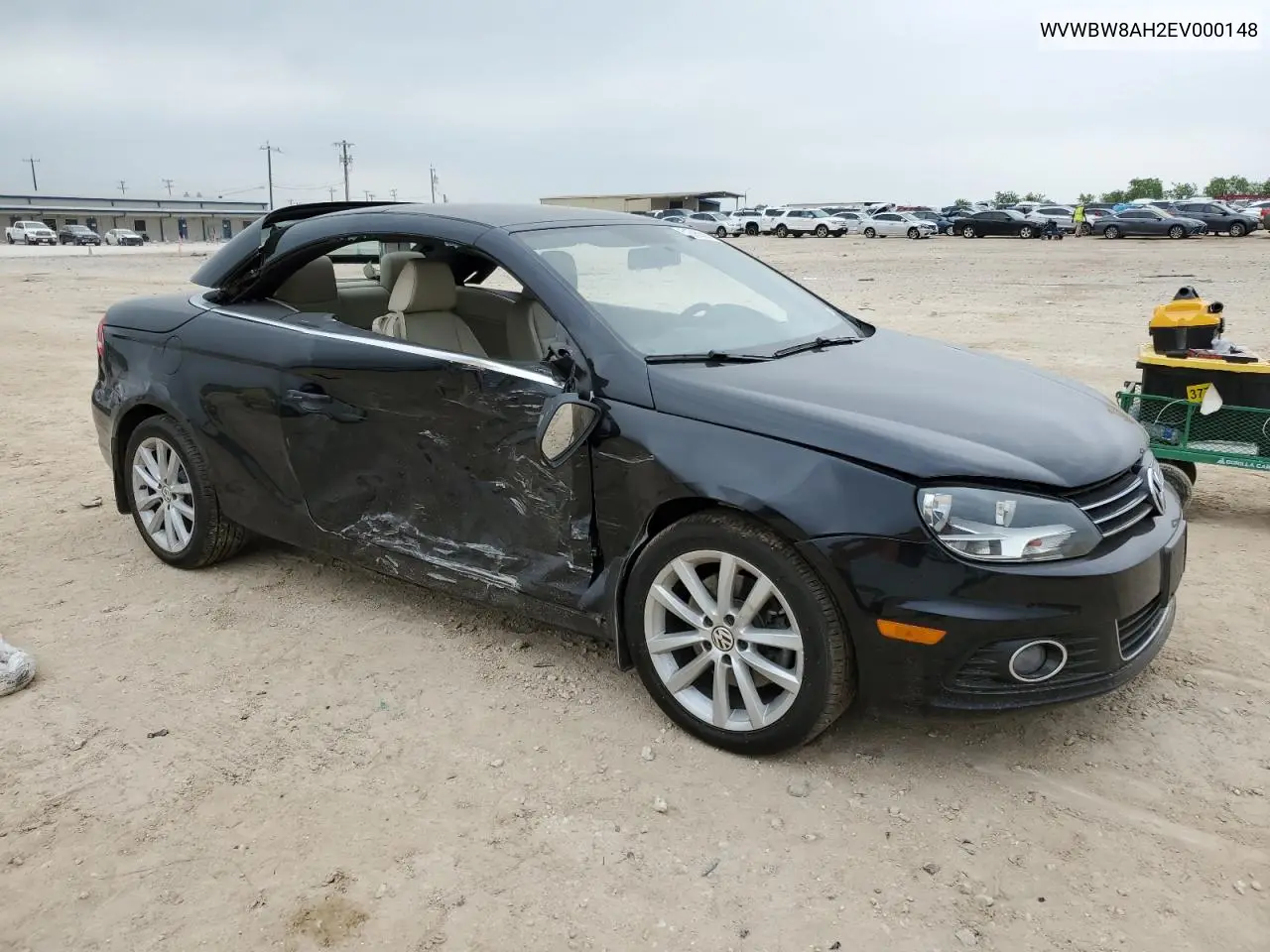 2014 Volkswagen Eos Komfort VIN: WVWBW8AH2EV000148 Lot: 51596505