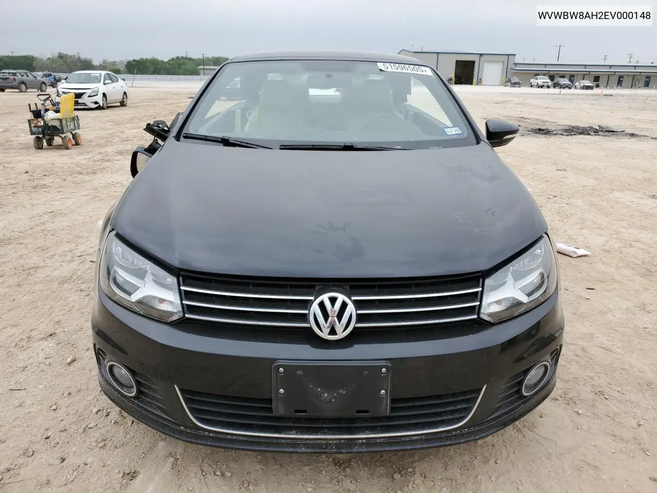 2014 Volkswagen Eos Komfort VIN: WVWBW8AH2EV000148 Lot: 51596505