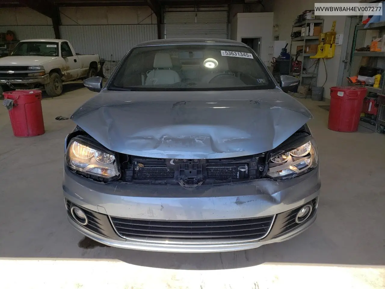 2014 Volkswagen Eos Komfort VIN: WVWBW8AH4EV007277 Lot: 53631345
