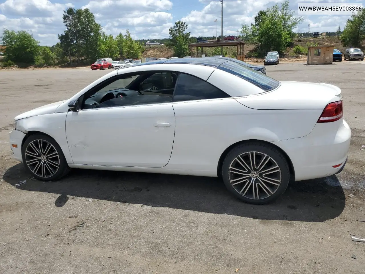 2014 Volkswagen Eos Komfort VIN: WVWBW8AH5EV003366 Lot: 53881975