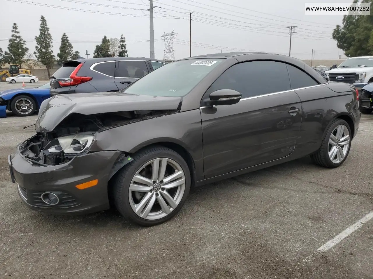 2014 Volkswagen Eos Lux VIN: WVWFW8AH6EV007282 Lot: 55302495