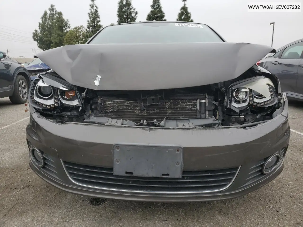 2014 Volkswagen Eos Lux VIN: WVWFW8AH6EV007282 Lot: 55302495