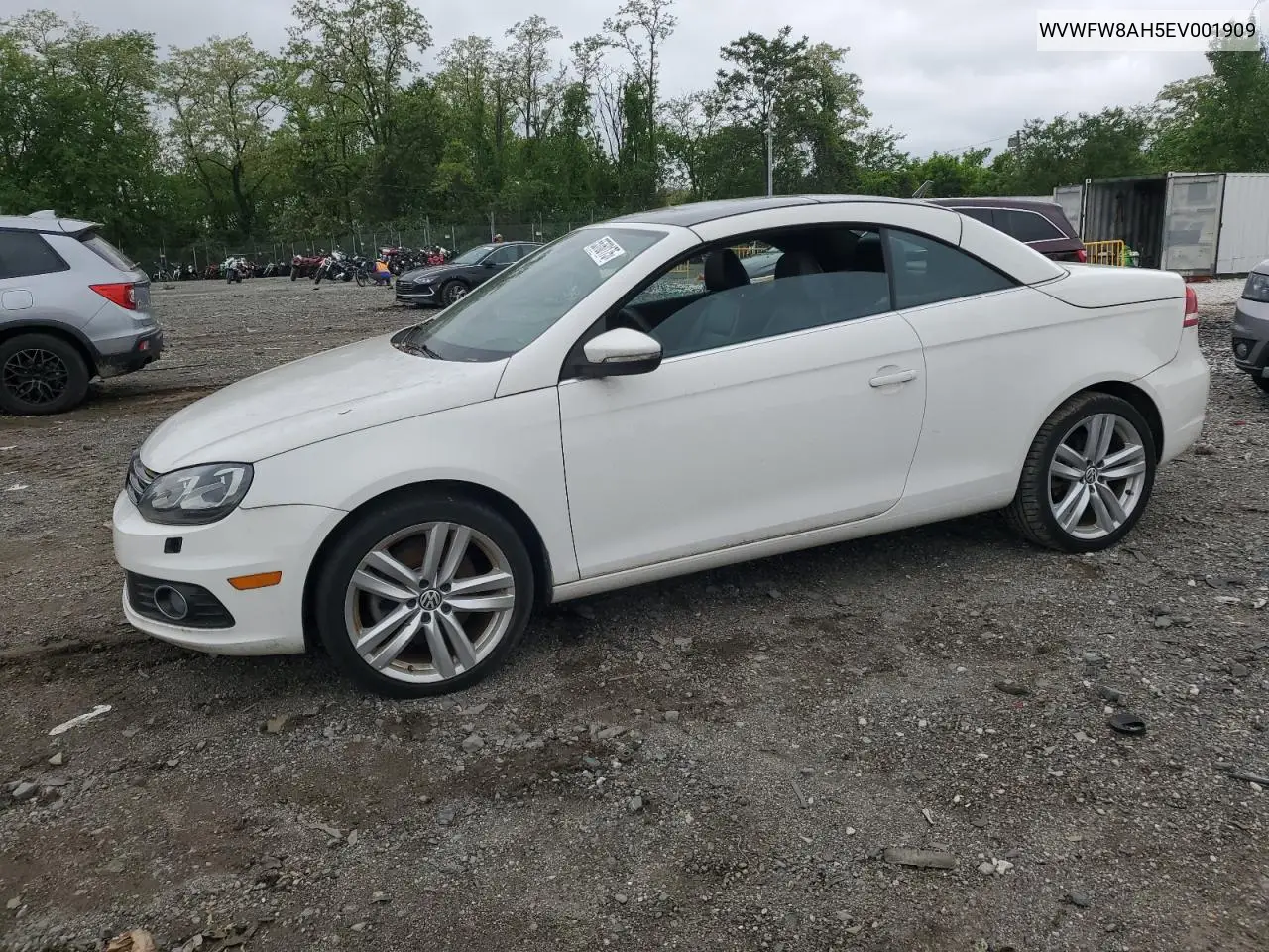 2014 Volkswagen Eos Lux VIN: WVWFW8AH5EV001909 Lot: 55760175