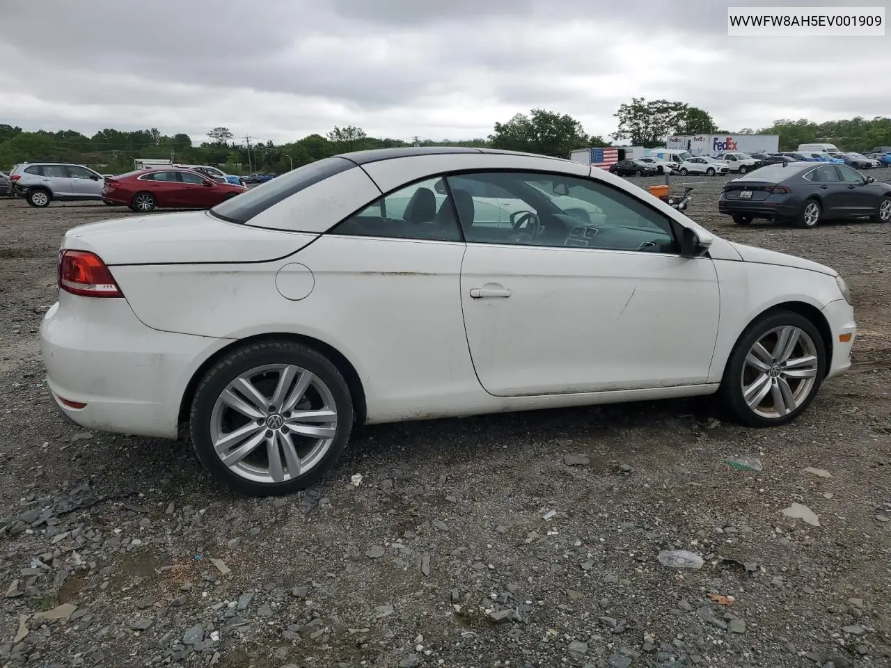 2014 Volkswagen Eos Lux VIN: WVWFW8AH5EV001909 Lot: 55760175