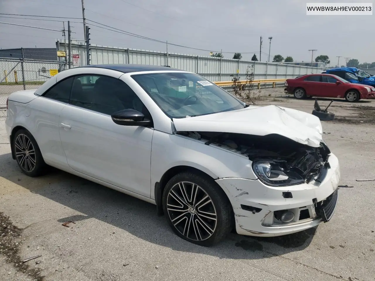 2014 Volkswagen Eos Komfort VIN: WVWBW8AH9EV000213 Lot: 59268995