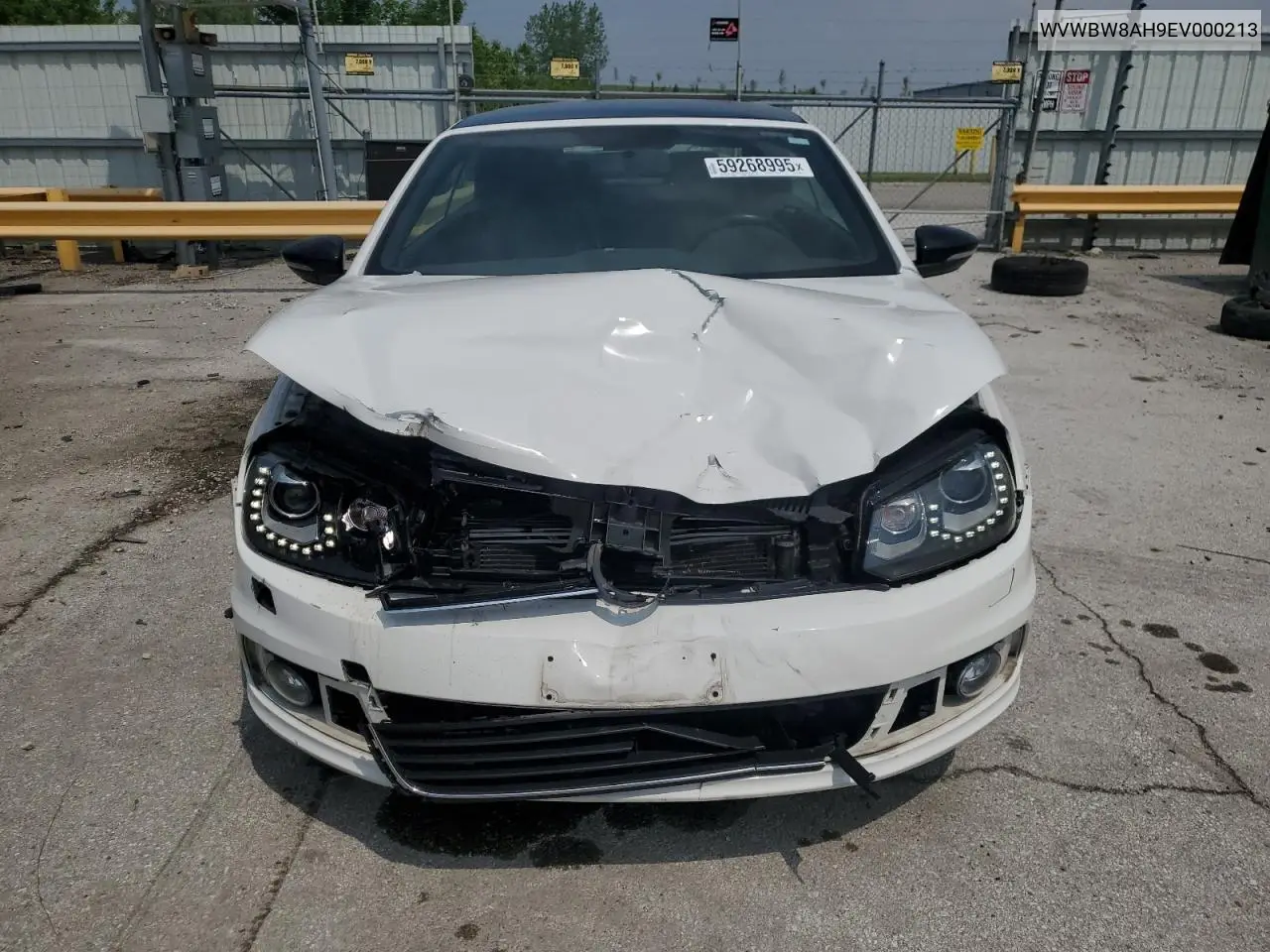 2014 Volkswagen Eos Komfort VIN: WVWBW8AH9EV000213 Lot: 59268995