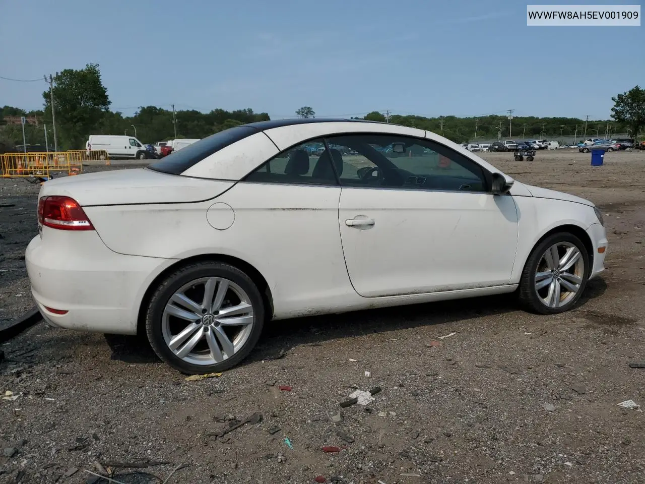 2014 Volkswagen Eos Lux VIN: WVWFW8AH5EV001909 Lot: 59372825