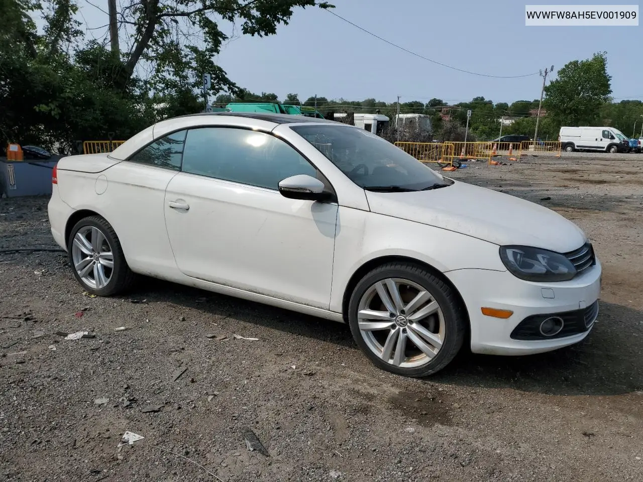 2014 Volkswagen Eos Lux VIN: WVWFW8AH5EV001909 Lot: 59372825