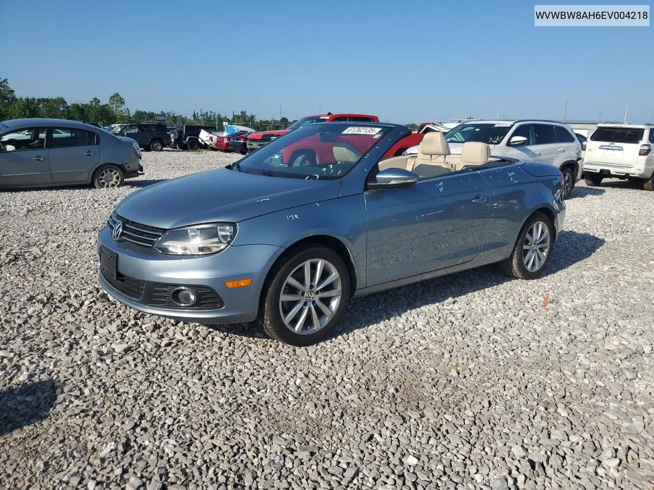2014 Volkswagen Eos Komfort VIN: WVWBW8AH6EV004218 Lot: 61262135