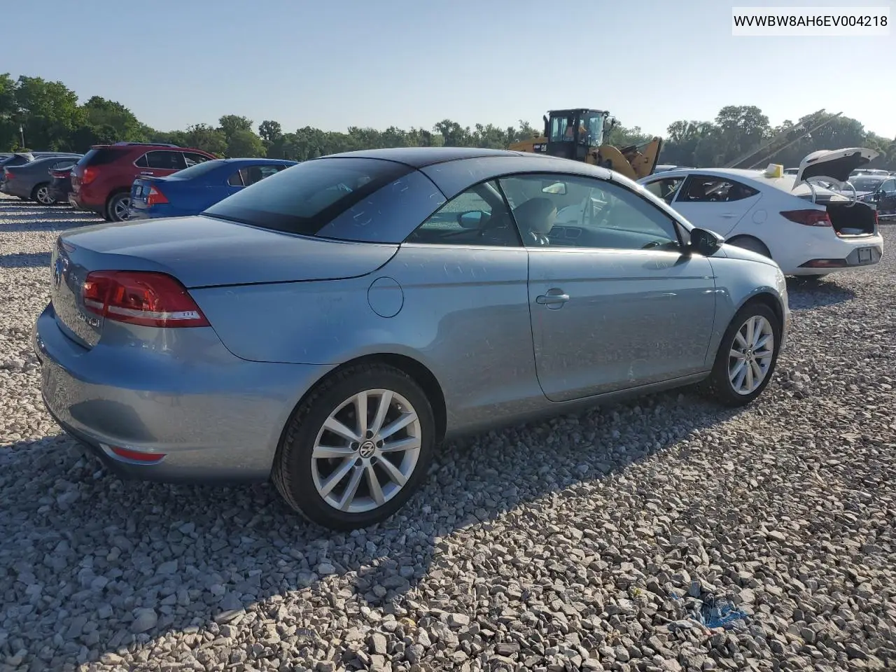 2014 Volkswagen Eos Komfort VIN: WVWBW8AH6EV004218 Lot: 61262135