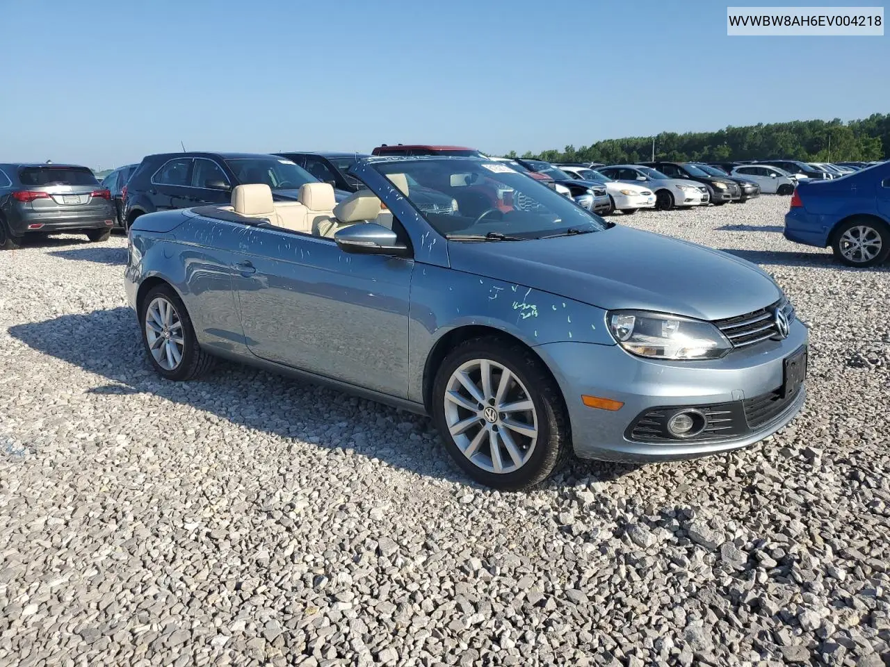 2014 Volkswagen Eos Komfort VIN: WVWBW8AH6EV004218 Lot: 61262135