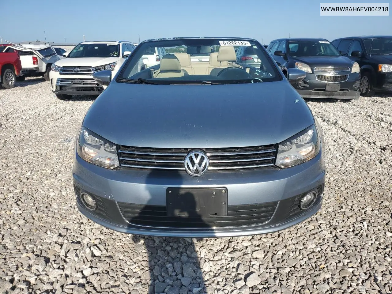 2014 Volkswagen Eos Komfort VIN: WVWBW8AH6EV004218 Lot: 61262135