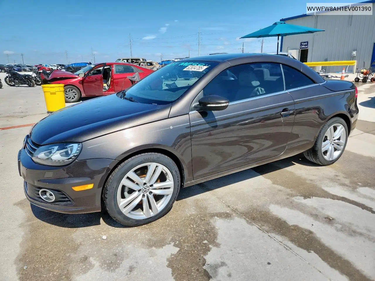 2014 Volkswagen Eos Lux VIN: WVWFW8AH1EV001390 Lot: 62834785