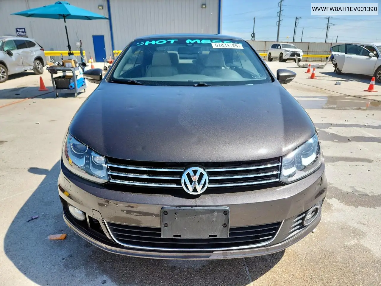 2014 Volkswagen Eos Lux VIN: WVWFW8AH1EV001390 Lot: 62834785