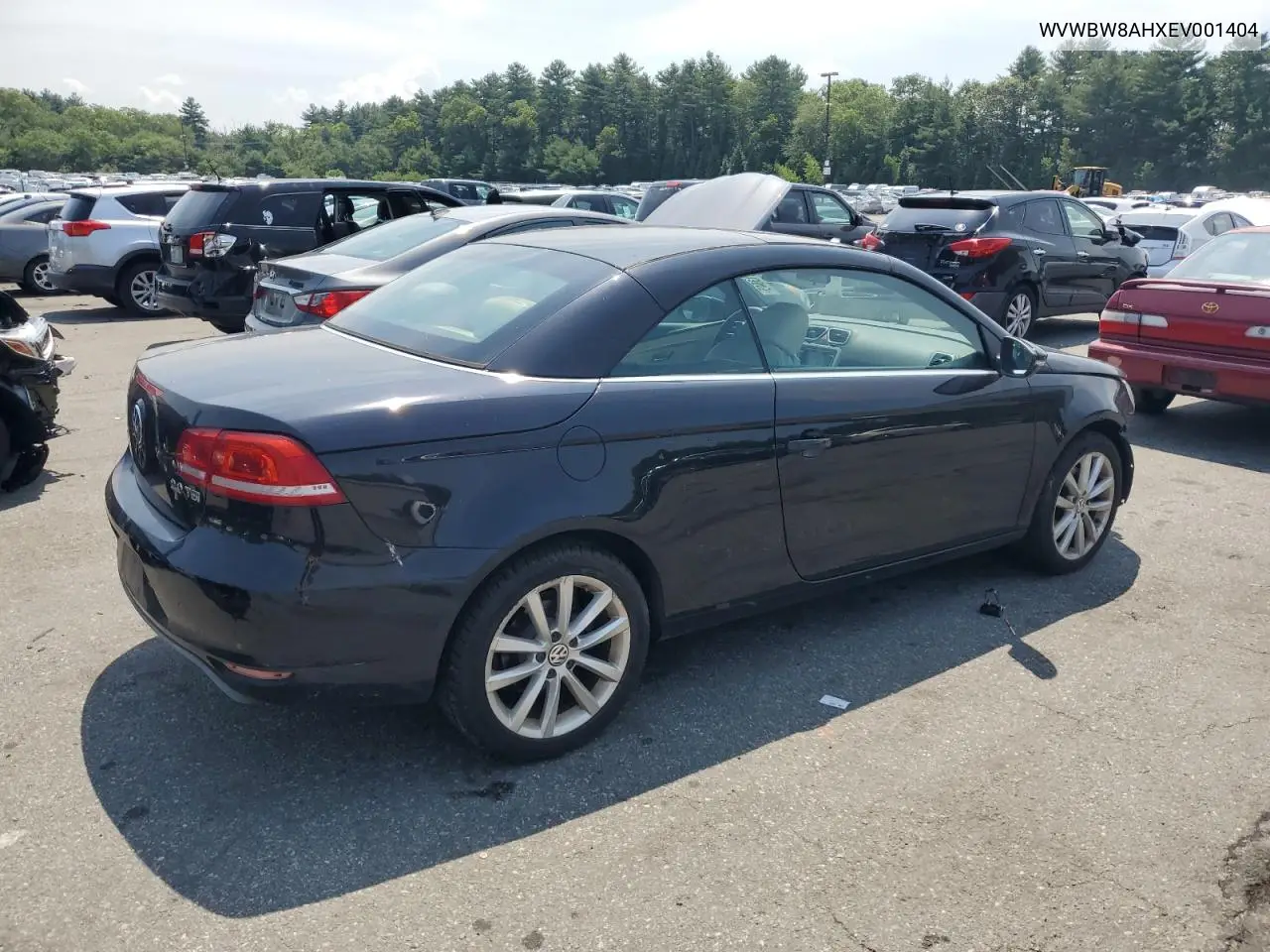 2014 Volkswagen Eos Komfort VIN: WVWBW8AHXEV001404 Lot: 63213645