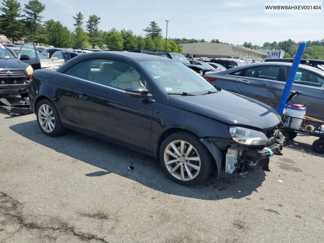 2014 Volkswagen Eos Komfort VIN: WVWBW8AHXEV001404 Lot: 63213645