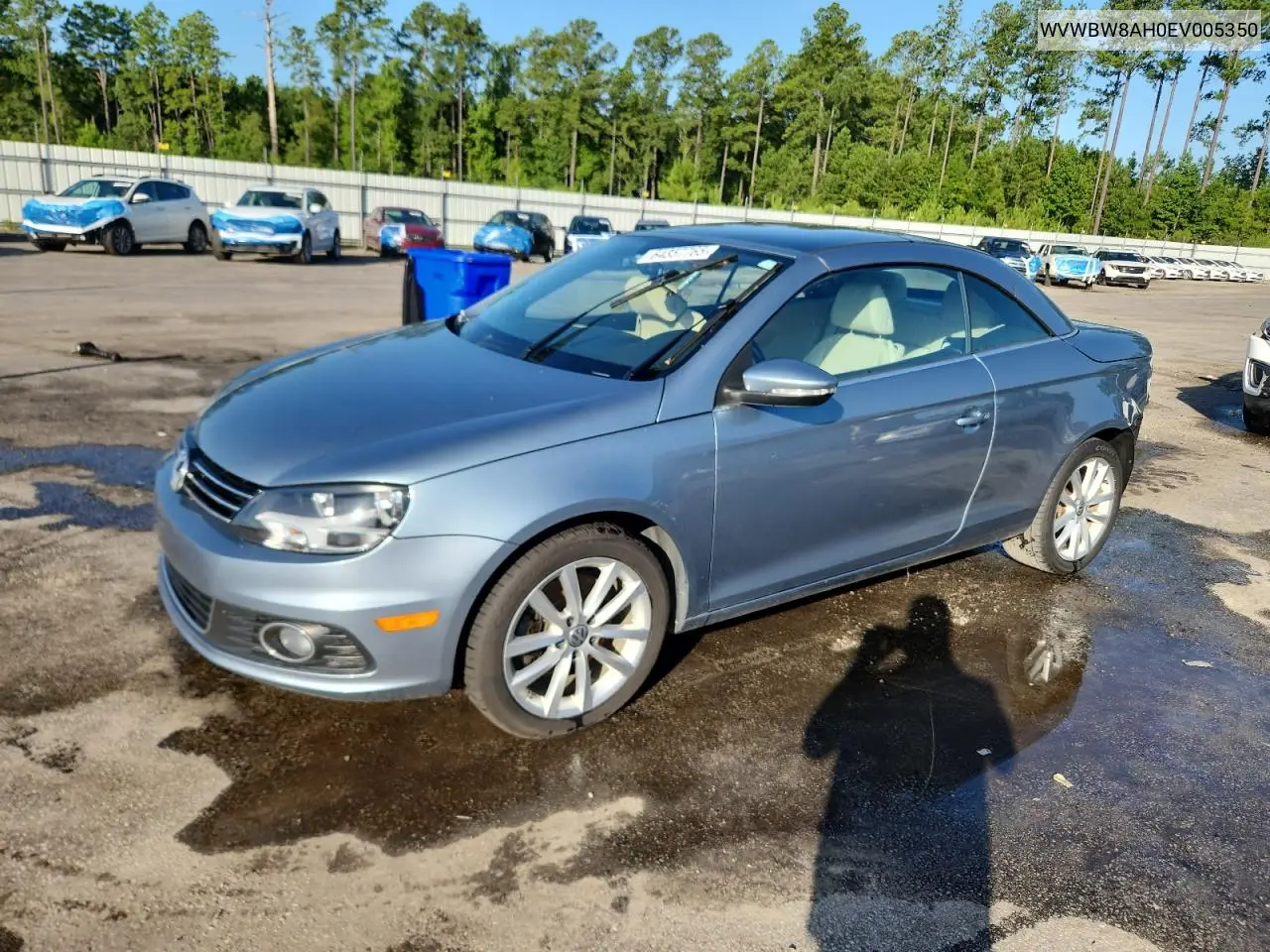 2014 Volkswagen Eos Komfort VIN: WVWBW8AH0EV005350 Lot: 64357765