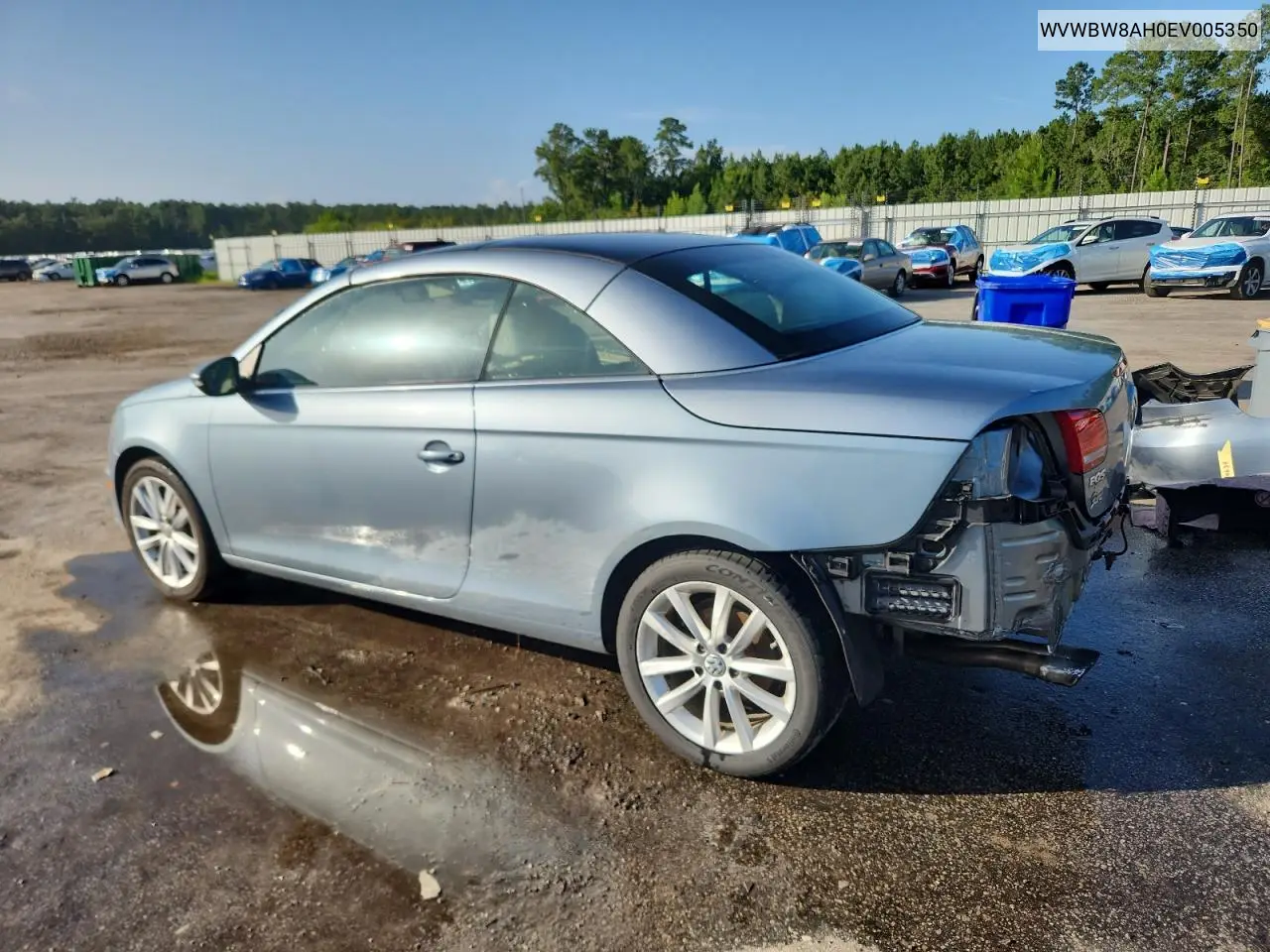 2014 Volkswagen Eos Komfort VIN: WVWBW8AH0EV005350 Lot: 64357765