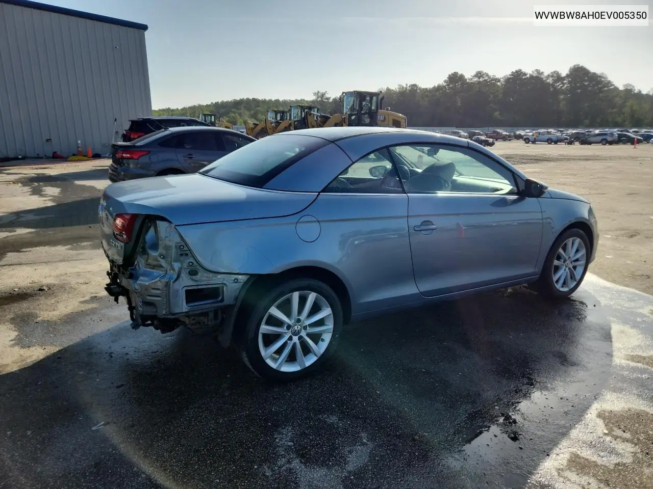 2014 Volkswagen Eos Komfort VIN: WVWBW8AH0EV005350 Lot: 64357765