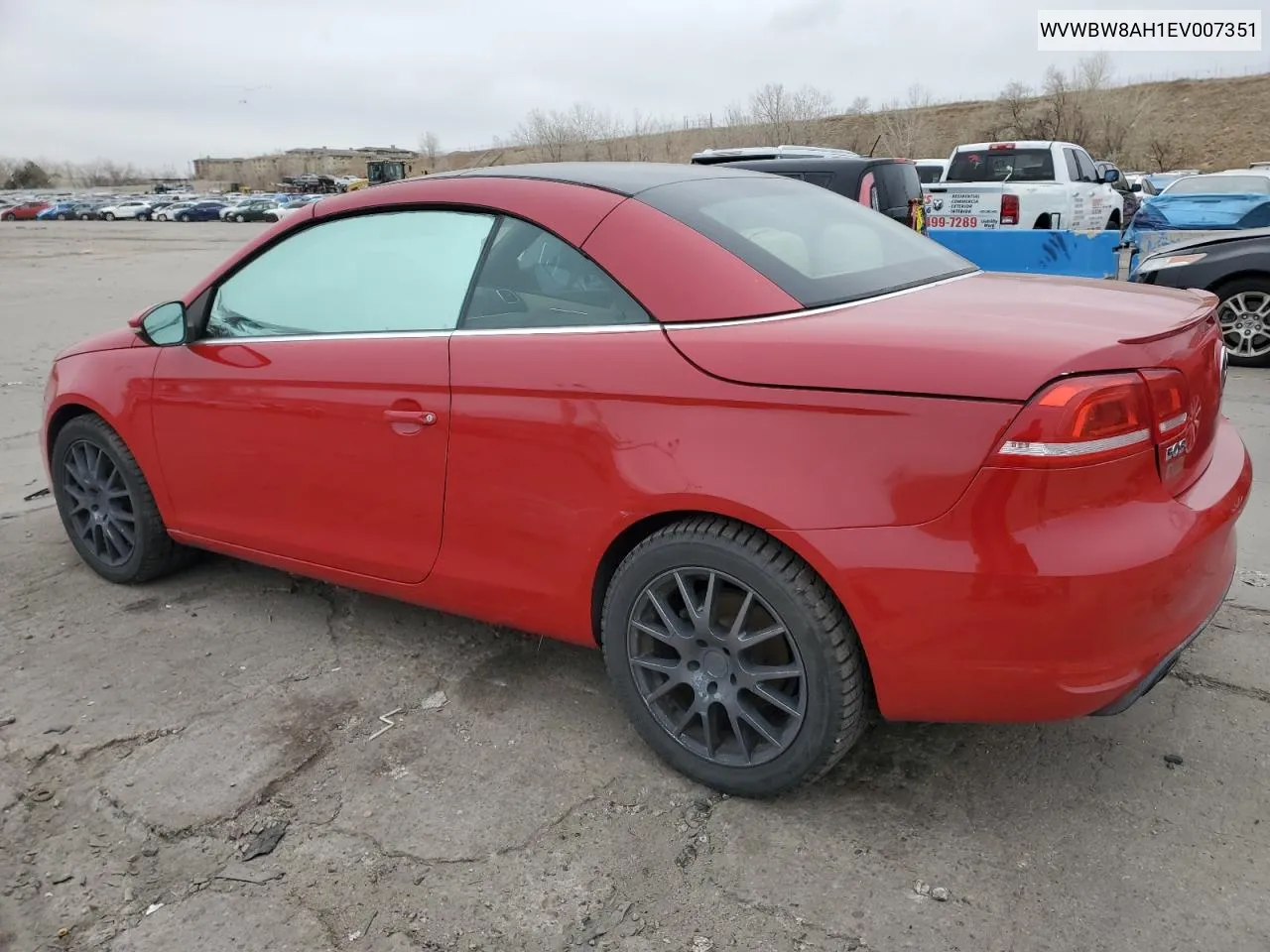 2014 Volkswagen Eos Komfort VIN: WVWBW8AH1EV007351 Lot: 84244364