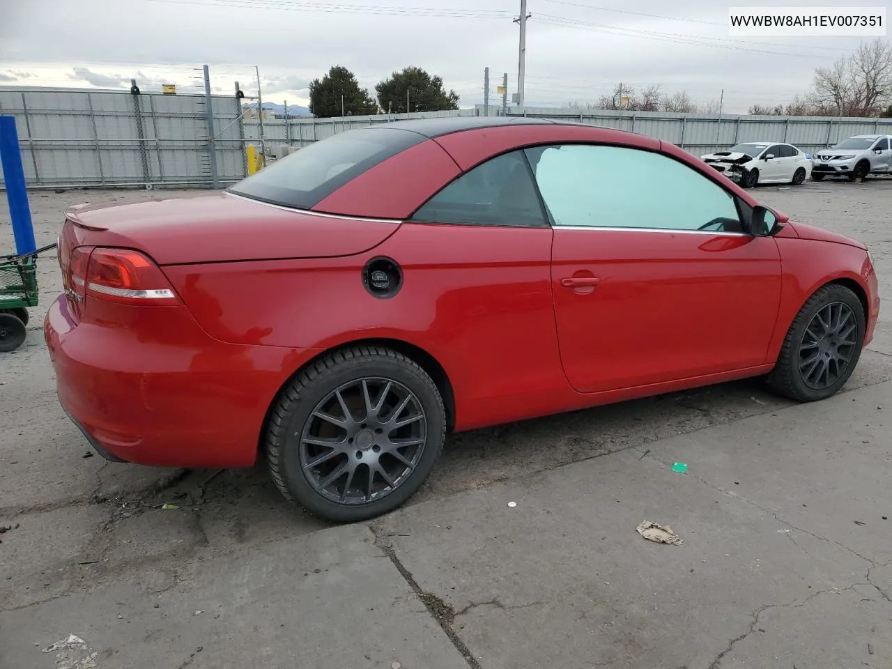 2014 Volkswagen Eos Komfort VIN: WVWBW8AH1EV007351 Lot: 84244364