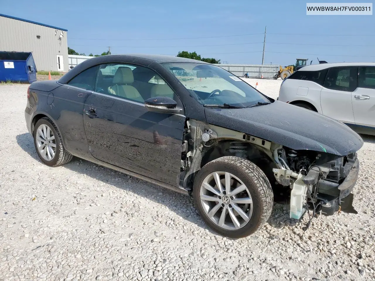 2015 Volkswagen Eos Komfort VIN: WVWBW8AH7FV000311 Lot: 56960625