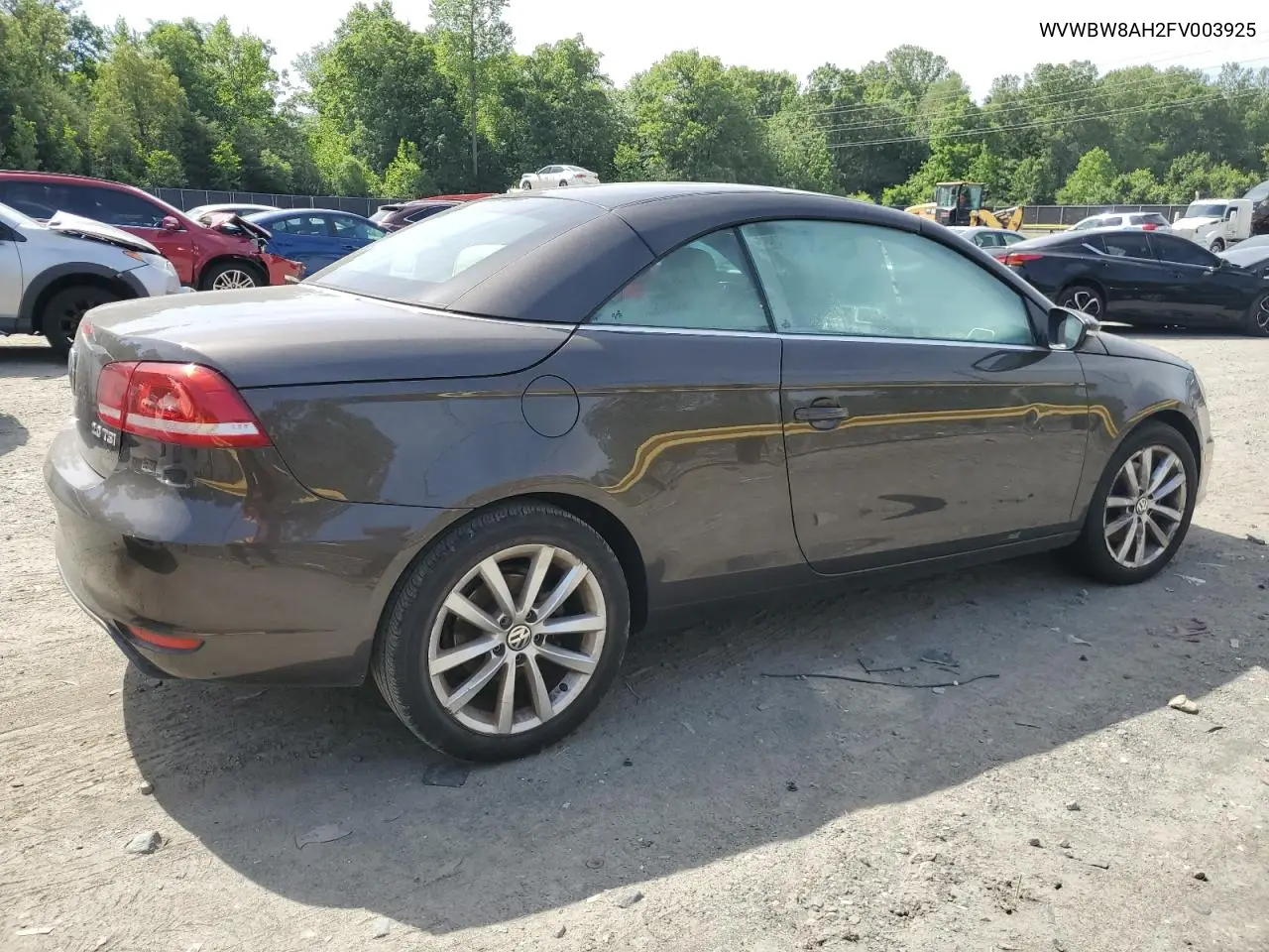 2015 Volkswagen Eos Komfort VIN: WVWBW8AH2FV003925 Lot: 57277995