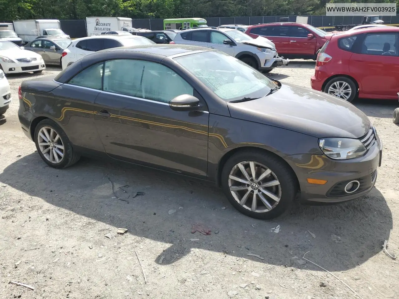 2015 Volkswagen Eos Komfort VIN: WVWBW8AH2FV003925 Lot: 57277995