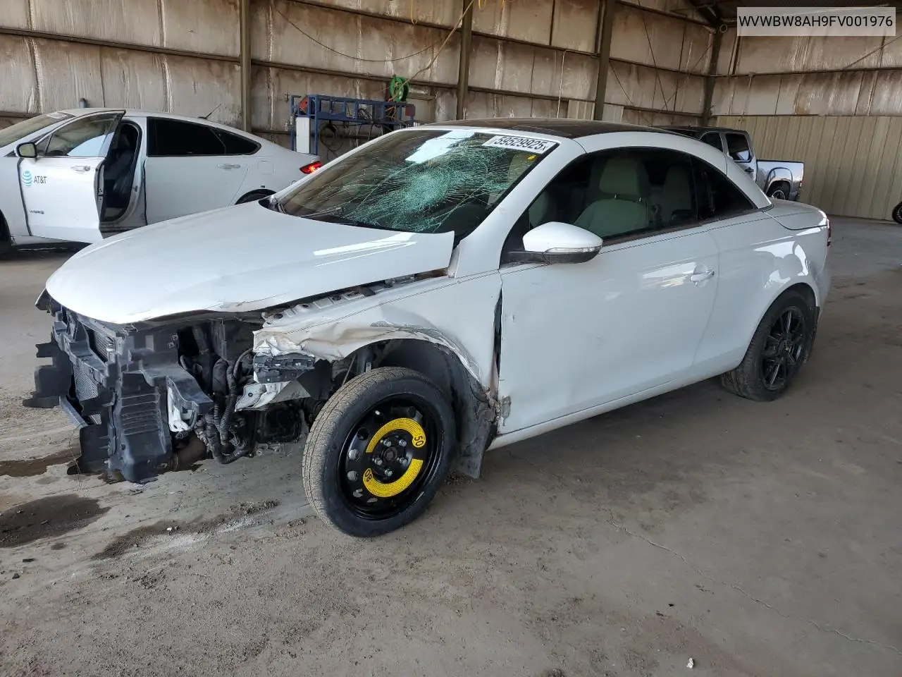 2015 Volkswagen Eos Komfort VIN: WVWBW8AH9FV001976 Lot: 59529925
