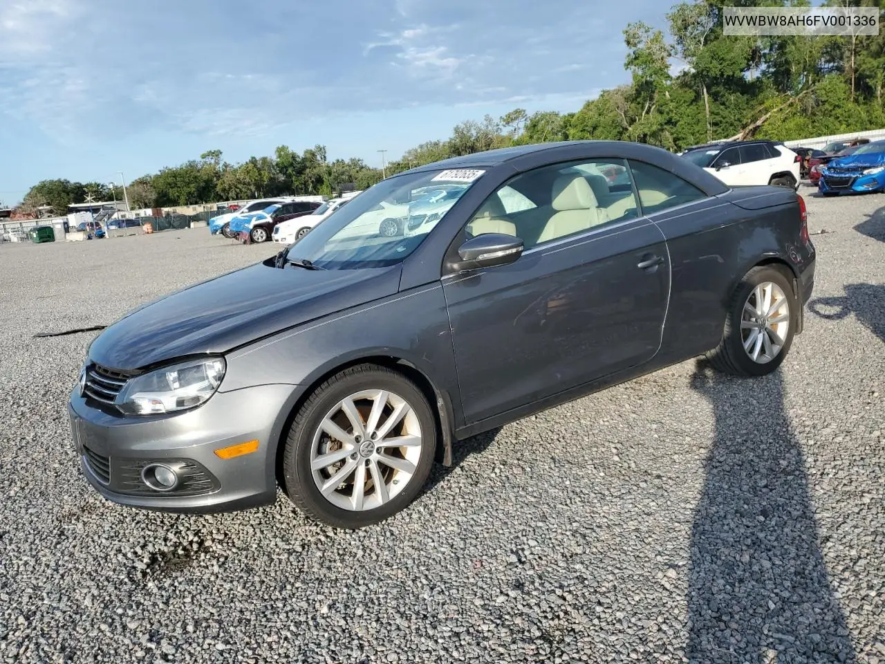 2015 Volkswagen Eos Komfort VIN: WVWBW8AH6FV001336 Lot: 61792635