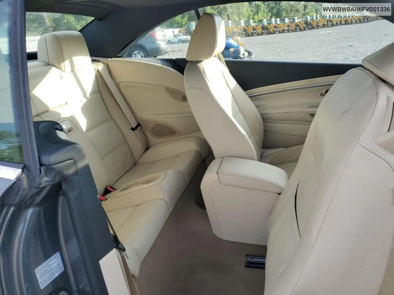 2015 Volkswagen Eos Komfort VIN: WVWBW8AH6FV001336 Lot: 61792635