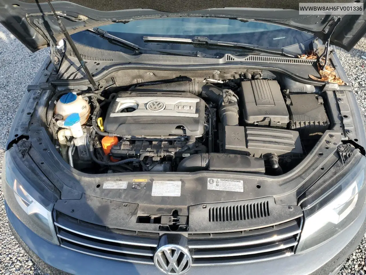 2015 Volkswagen Eos Komfort VIN: WVWBW8AH6FV001336 Lot: 61792635