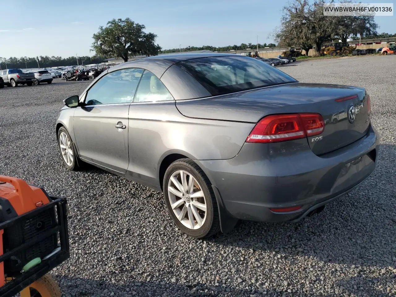 2015 Volkswagen Eos Komfort VIN: WVWBW8AH6FV001336 Lot: 61792635