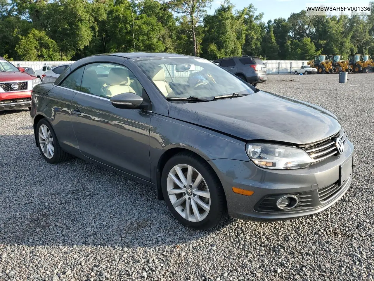 2015 Volkswagen Eos Komfort VIN: WVWBW8AH6FV001336 Lot: 61792635